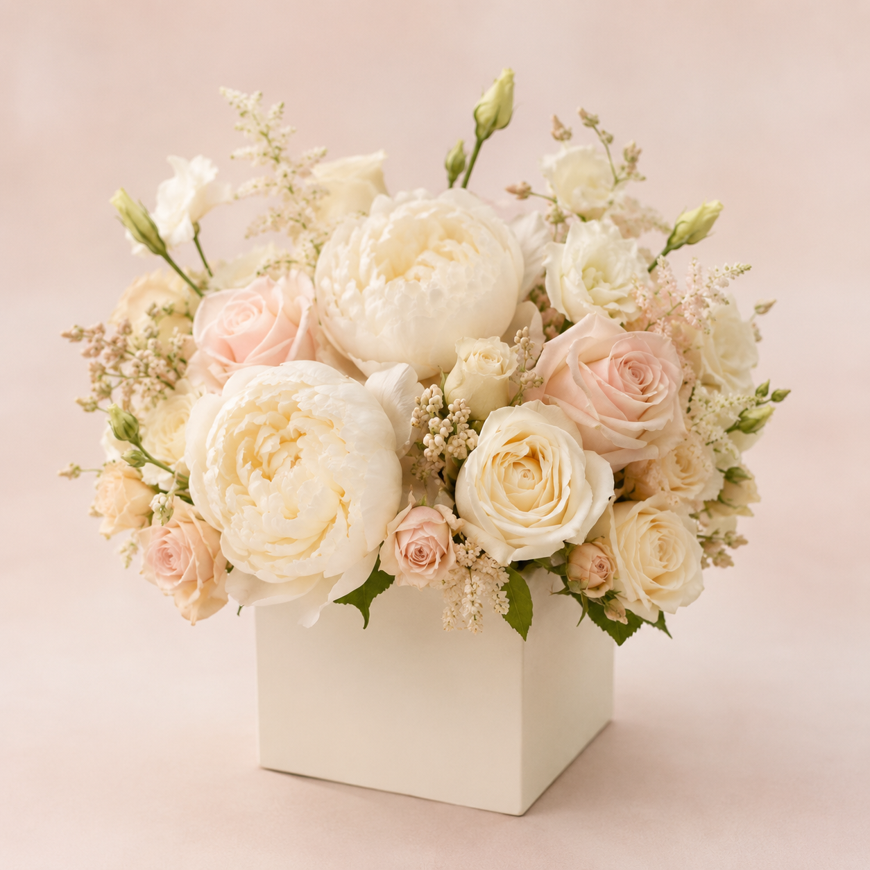 Ivory Peony Box
